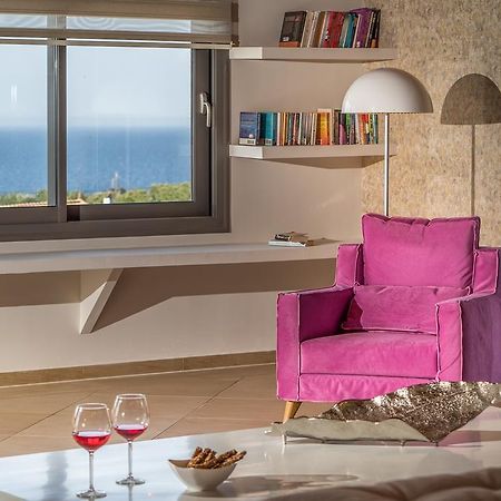 Villa Merovigli - Sea Views & Private Pool, Ideal For Large Groups, By Zantewize Tragáki Kültér fotó