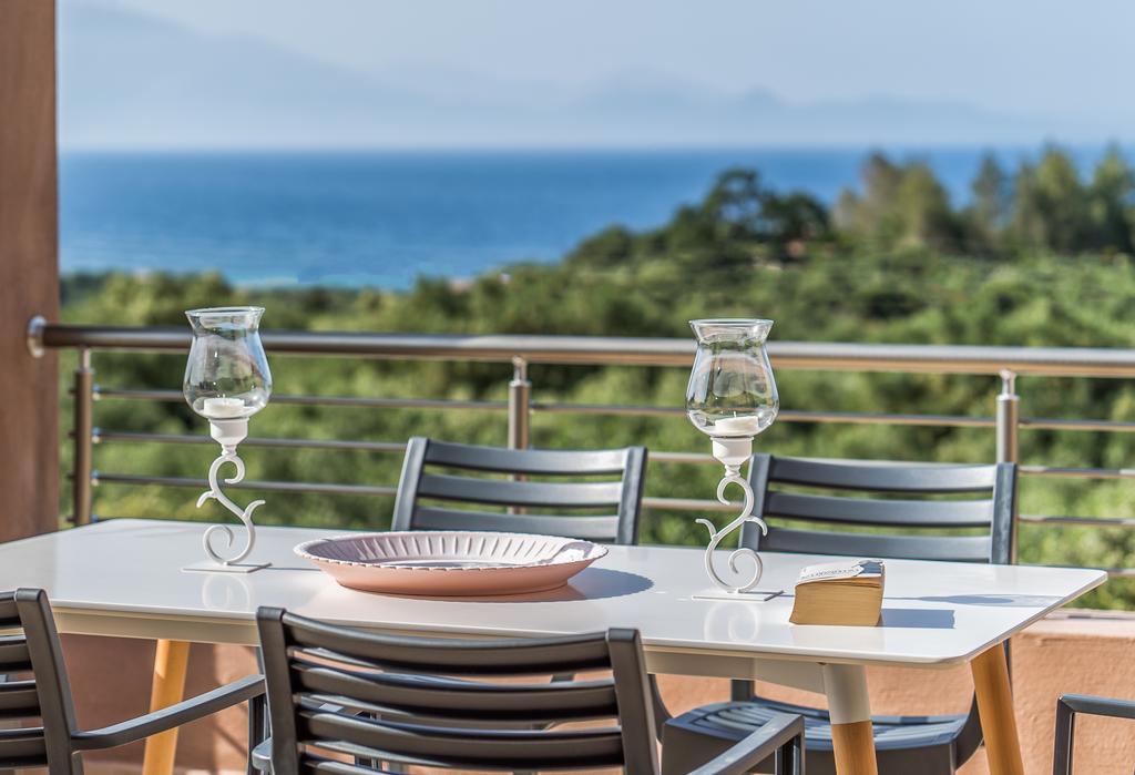 Villa Merovigli - Sea Views & Private Pool, Ideal For Large Groups, By Zantewize Tragáki Kültér fotó