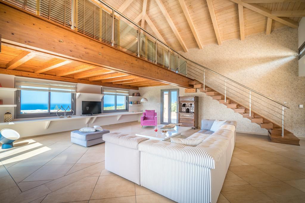 Villa Merovigli - Sea Views & Private Pool, Ideal For Large Groups, By Zantewize Tragáki Kültér fotó
